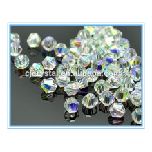 Perles en bicône en facettes, perles de verre japan matsuno